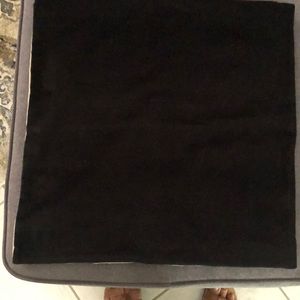 Black Velvet Decorative Pillow Cover.